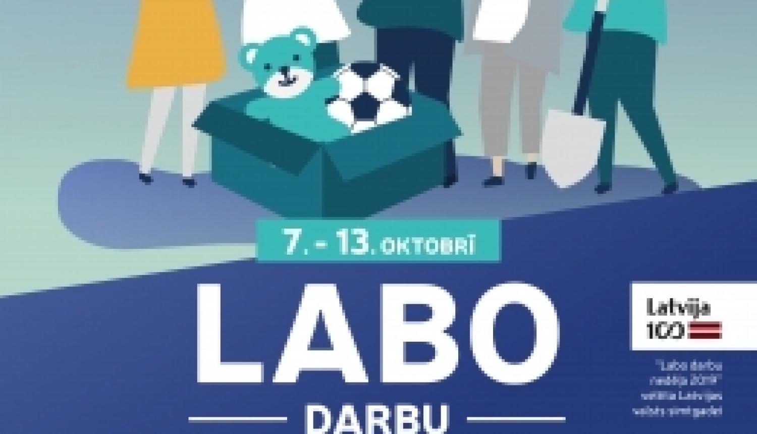 “Labo darbu nedēļa 2019” no 7. līdz 13. oktobrim visā Latvijā